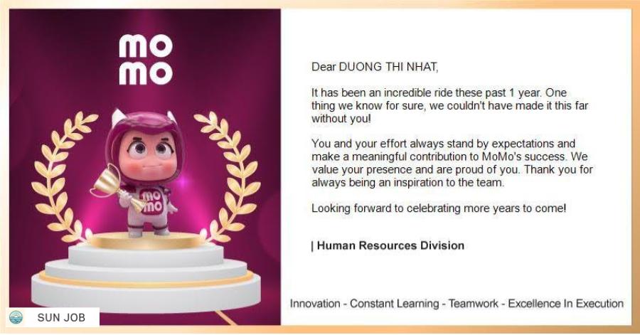 Tự hào là một MoMo-er